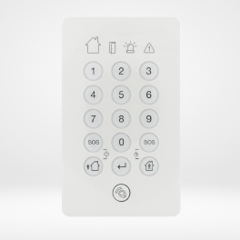 Keypad met RFID en binnensirene